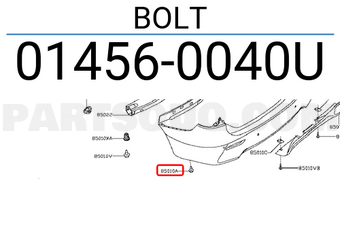 Nissan 014560040U BOLT