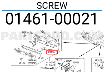 Nissan 0146100021 SCREW