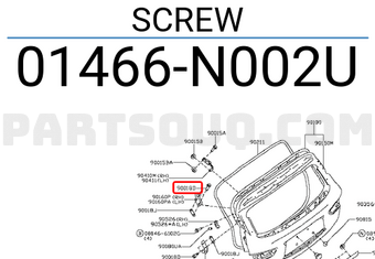 Nissan 01466N002U SCREW