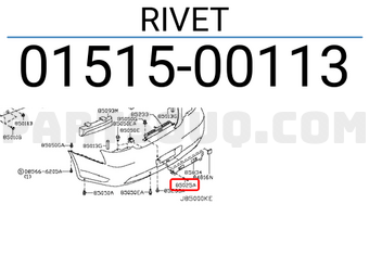 Nissan 0151500113 RIVET