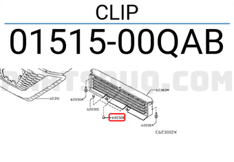 Nissan 0151500QAB CLIP