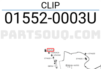 Nissan 015520003U CLIP