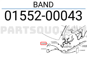 Nissan 0155200043 BAND