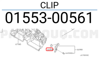 Nissan 0155300561 CLIP