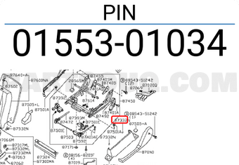 Nissan 0155301034 PIN