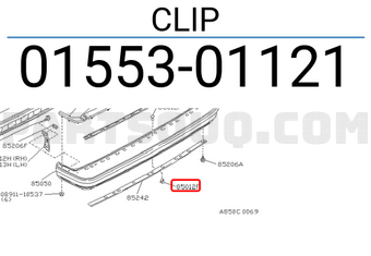 Nissan 0155301121 CLIP