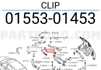 Nissan 0155301453 CLIP