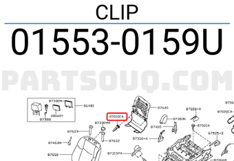 Nissan 015530159U CLIP