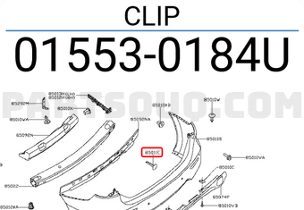 Nissan 015530184U CLIP