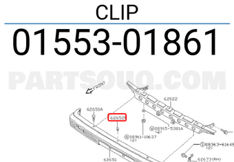 Nissan 0155301861 CLIP
