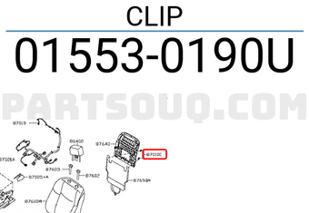 Nissan 015530190U CLIP
