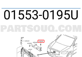 Nissan 015530195U CLIP