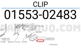 Nissan 0155302483 CLIP