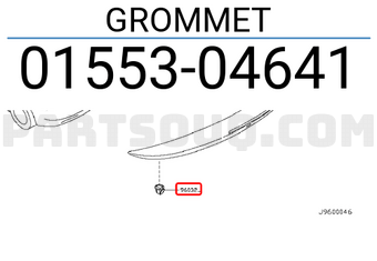 Nissan 0155304641 GROMMET