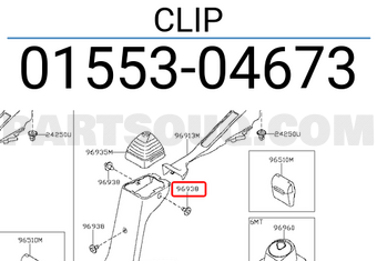 Nissan 0155304673 CLIP
