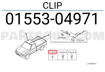 Nissan 0155304971 CLIP