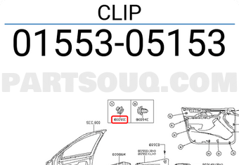 Nissan 0155305153 CLIP