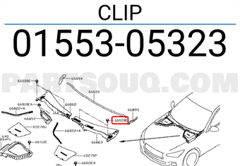 CLIP 0155305393, Nissan Parts