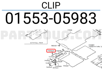 Nissan 0155305983 CLIP