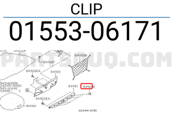 Nissan 0155306171 CLIP