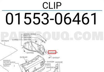 Nissan 0155306461 CLIP