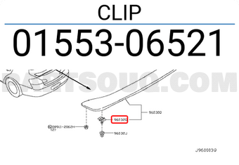 Nissan 0155306521 CLIP