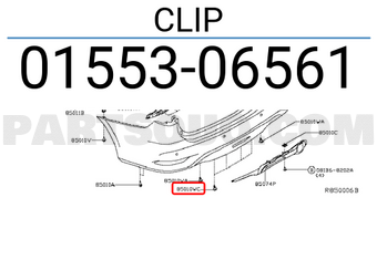 Nissan 0155306561 CLIP