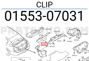 Nissan 0155307031 CLIP