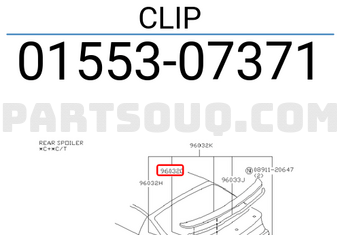Nissan 0155307371 CLIP