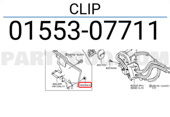 Nissan 0155307711 CLIP