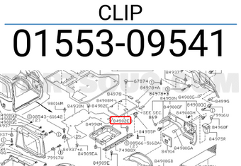 Nissan 0155309541 CLIP