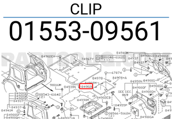 Nissan 0155309561 CLIP
