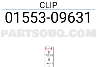 Nissan 0155309631 CLIP