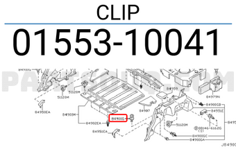 Nissan 0155310041 CLIP