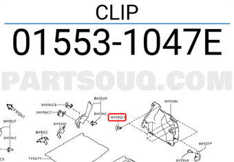 Nissan 015531047E CLIP