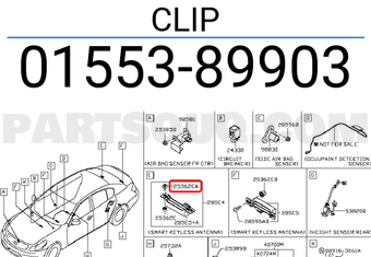 Nissan 0155389903 CLIP