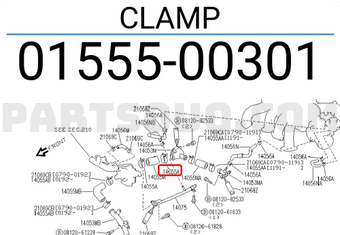 Nissan 0155500301 CLAMP