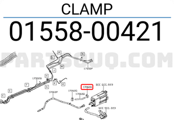 Nissan 0155800421 CLAMP