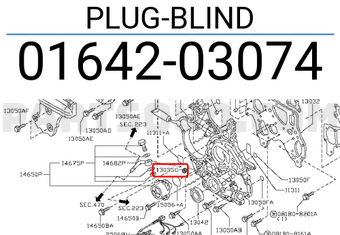 Nissan 0164203074 PLUG-BLIND
