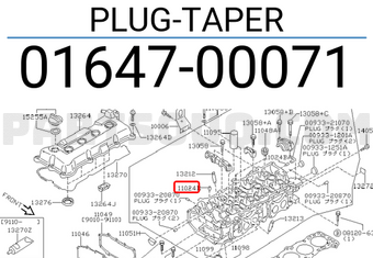 Nissan 0164700071 PLUG-TAPER