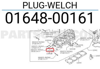 Nissan 0164800161 PLUG-WELCH