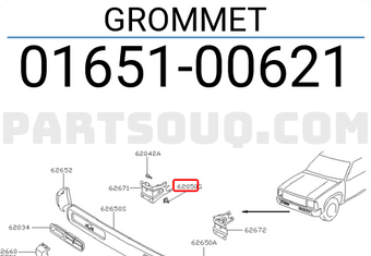 Nissan 0165100621 GROMMET