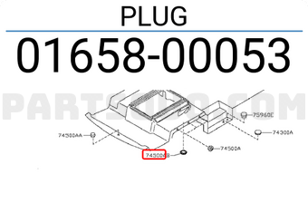 Nissan 0165800053 PLUG