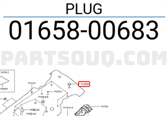 Nissan 0165800683 PLUG