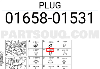 Nissan 0165801531 PLUG