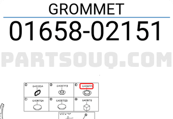Nissan 0165802151 GROMMET