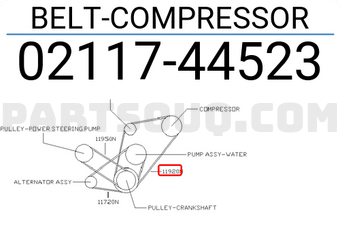 Nissan 0211744523 BELT-COMPRESSOR