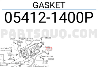 Nissan 054121400P GASKET