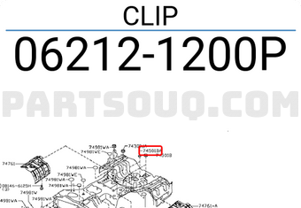 Nissan 062121200P CLIP