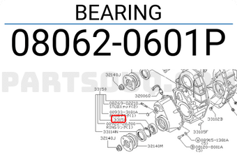 Nissan 080620601P BEARING